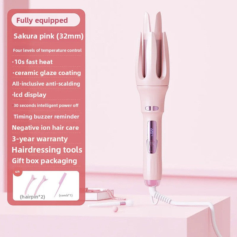 Automatic Curling Wand, Hair-Friendly Electric